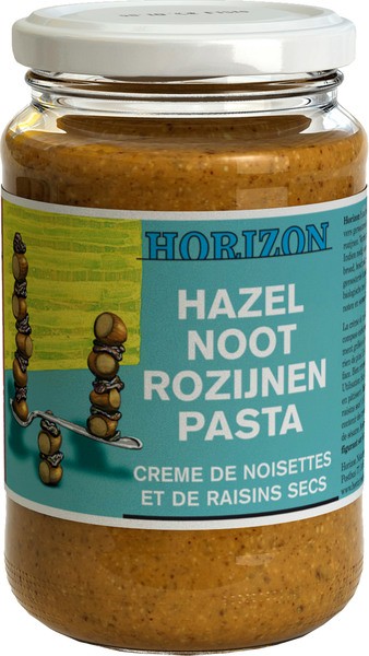 Horizon Hazelnoot Rozijnenpasta Zonder Zout