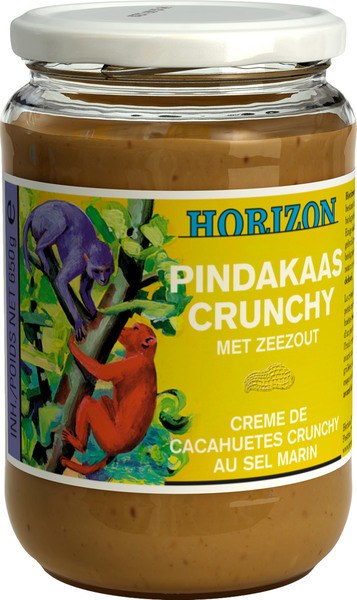 Horizon Pindakaas Crunchy Met Zeezout 