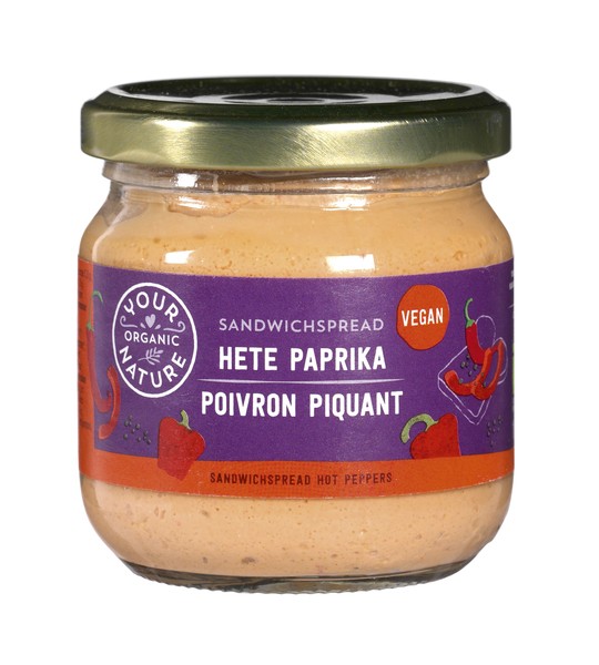 Your Organic Nature Sandwichspread Hete Paprika 