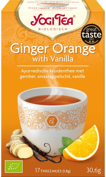 Yogi Tea Ginger Orange With Vanilla Thee