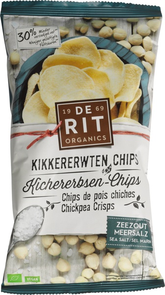 De Rit Kikkererwtenchips Zeezout