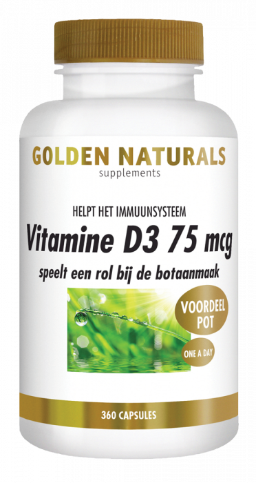 Golden Naturals Vitamin D3 75mcg