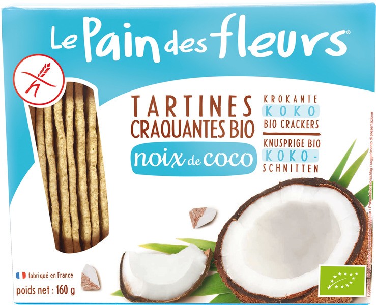 Le Pain Des Fleurs Crackers Kokos