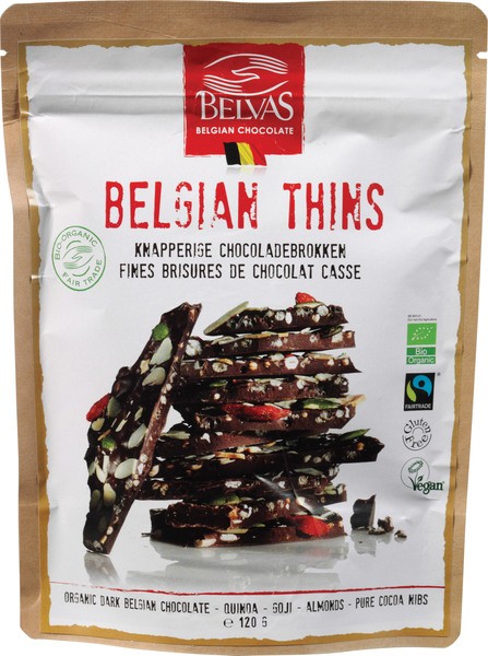 Belvas Chocoladebrokken Quinoa-Goji