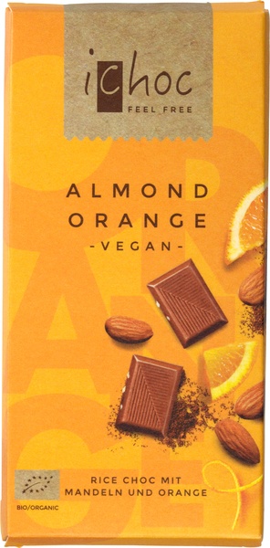iChoc Rijstmelk Chocolade Amandel-Sinaasappel