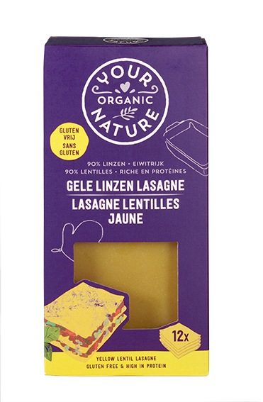 Your Organic Nature Gele Linzen Lasagne