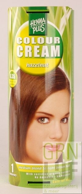 Hennaplus Colour cream 6.35 hazelnut