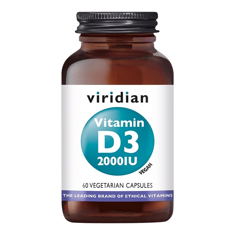 Viridian Vitamin D3 (Vegan) 2000 IU (50 mcg)