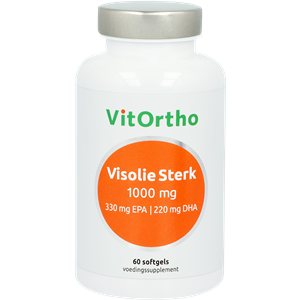 Visolie Sterk 1000 mg 330 mg EPA | 220 mg DHA - 60 sft - Vitortho