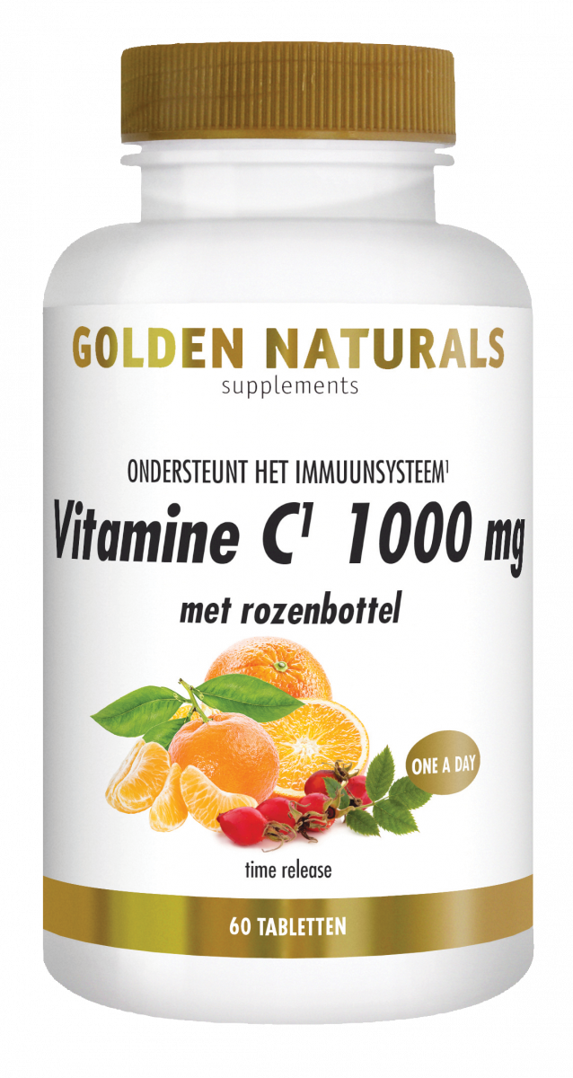 Golden Naturals Vitamine C1000 Rozenbottel