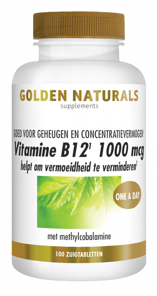 Onregelmatigheden molen Molester Golden Naturals Vitamine B12 1000mcg Kopen? - Groenlijf