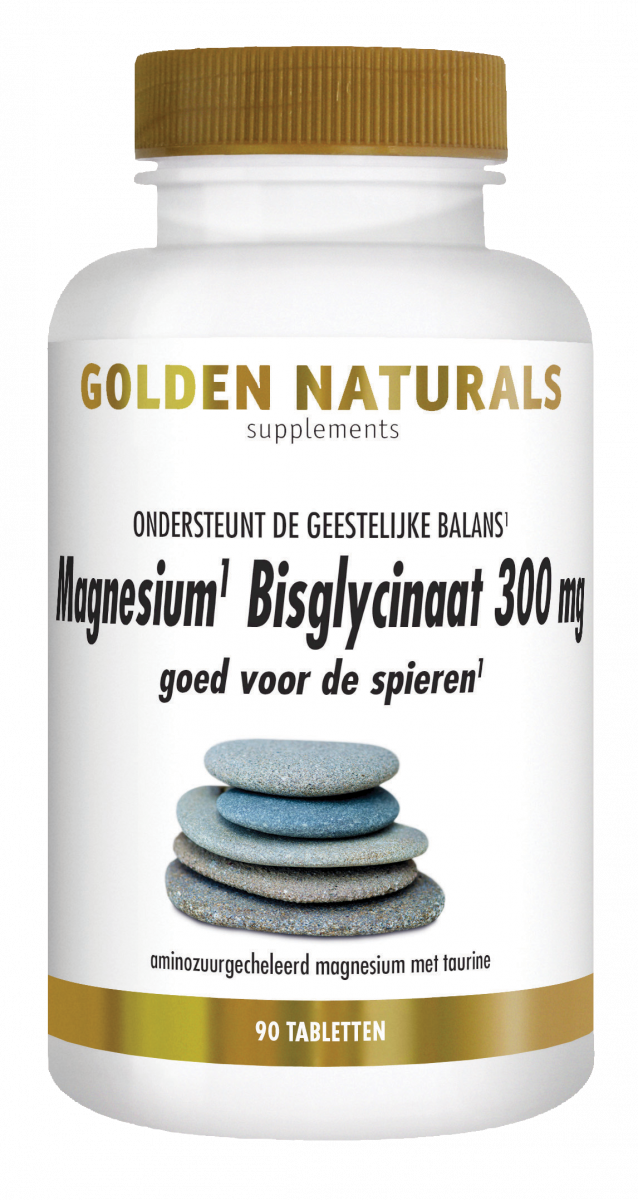 Golden Naturals Magnesium Bisglycinaat 300mg