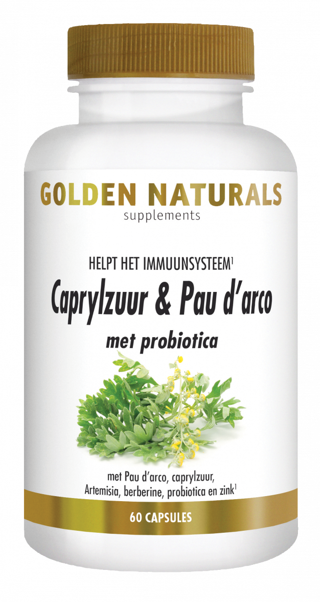 Golden Naturals Caprylzuur & Pau d'Arco