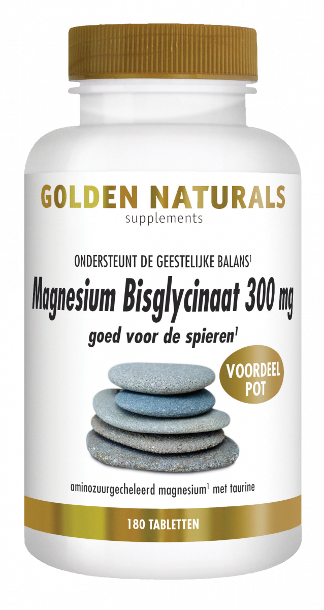 Golden Naturals Magnesium Bisglycinaat 300mg