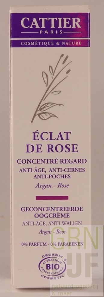Cattier Oogcrème Eclat de Rose anti aging