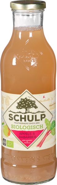 Schulp Appel & Rabarbersap 750ml