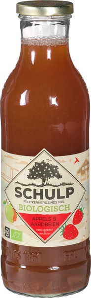 Schulp Appel & Aardbeiensap 750ml