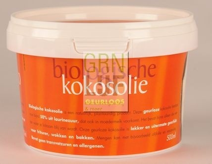 Kokosolie ontgeurd - 500ml - Omega & More