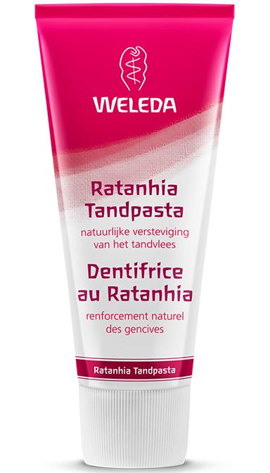 Weleda Ratanhia Tandpasta fluorvrij