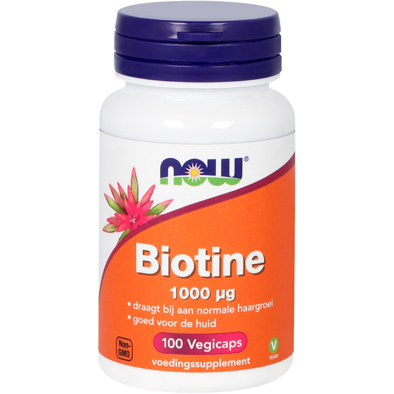 Biotine 1000 μg - 100 vegicaps - Vitortho / NOW