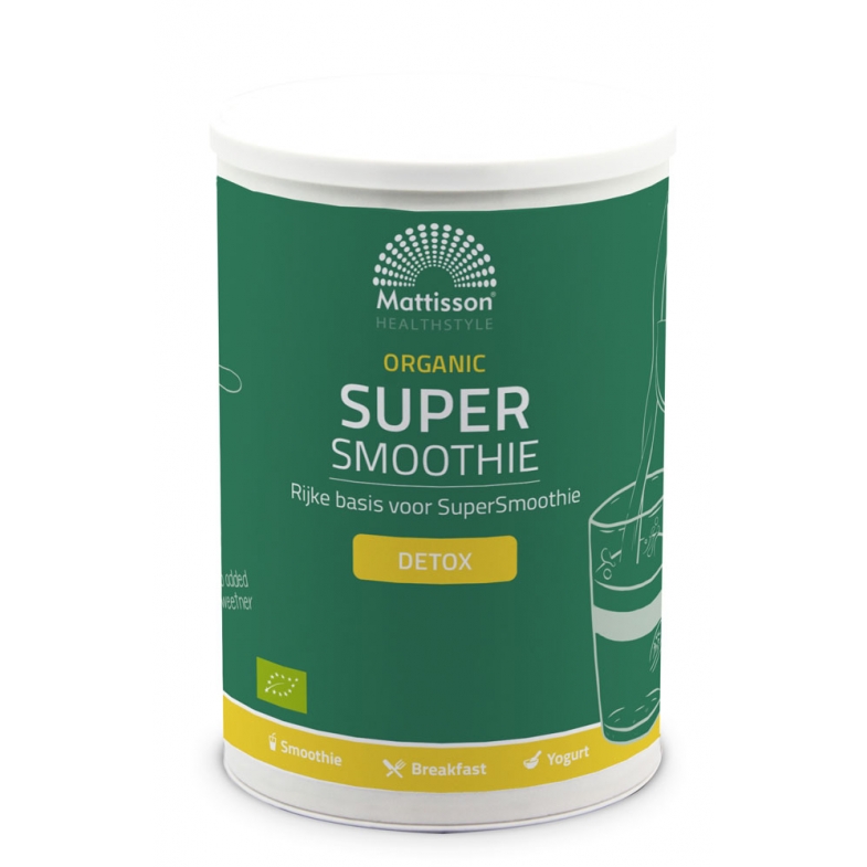 Organic Detox Supersmoothie Mix Raw 500g - Mattisson