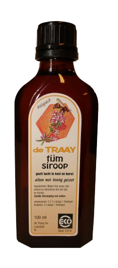 Tijmsiroop 100ml - De Traay