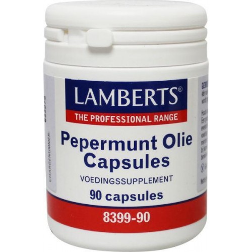 Lamberts Pepermuntolie 100mg 90 Capsules