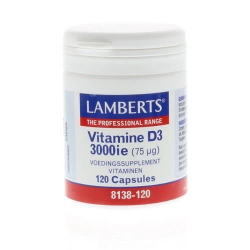 Lamberts Vitamine D3 75mcg 120 Capsules