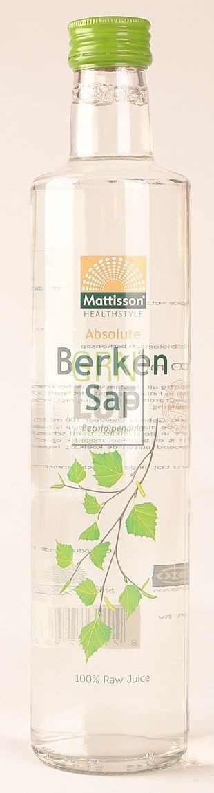 Mattisson Absolute Berkensap 100% juice Bio Raw