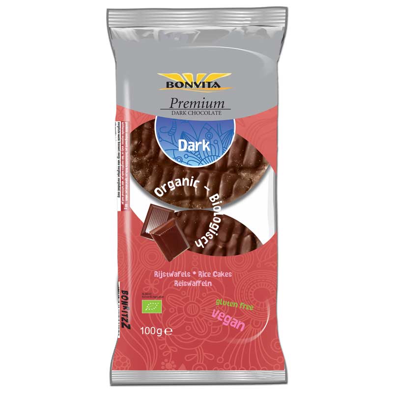 Bonvita Rijstwafels met pure chocolade
