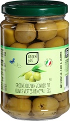 GreenAge - Groene Olijven Zonder Pit - 280 gram