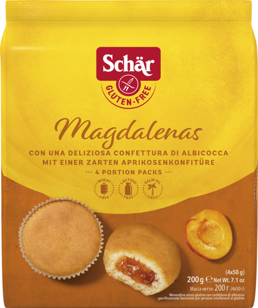 Schar - Magdalenas (cake met jam) -200gram - Glutenvrij