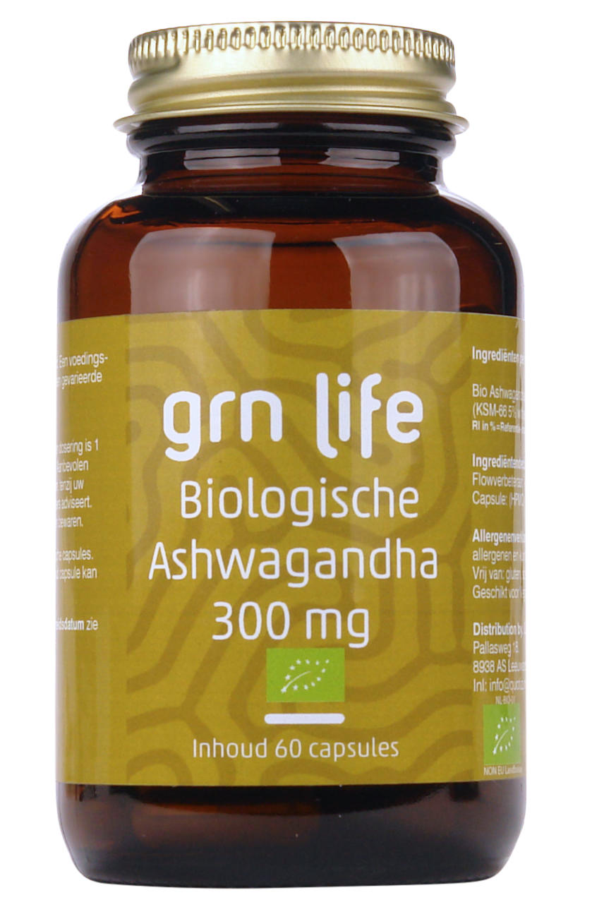 GRN LIFE BIO Ashwagandha KSM-66 - 300mg - 60 caps