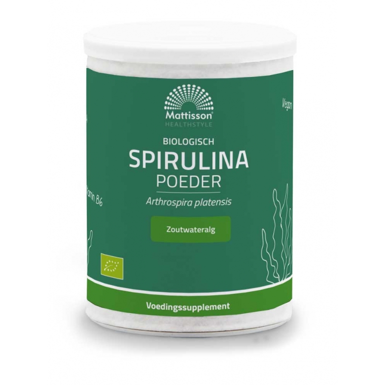 Biologische Spirulina Poeder 125g Mattisson