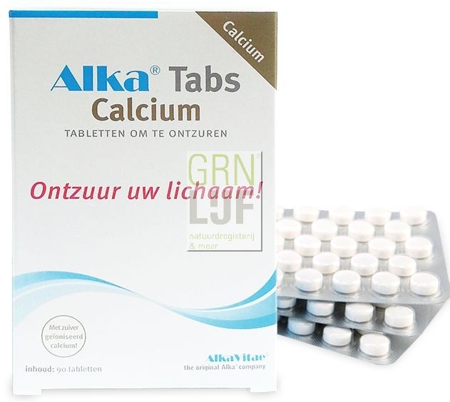 Alka ontzuur uw lichaam TABS calcium