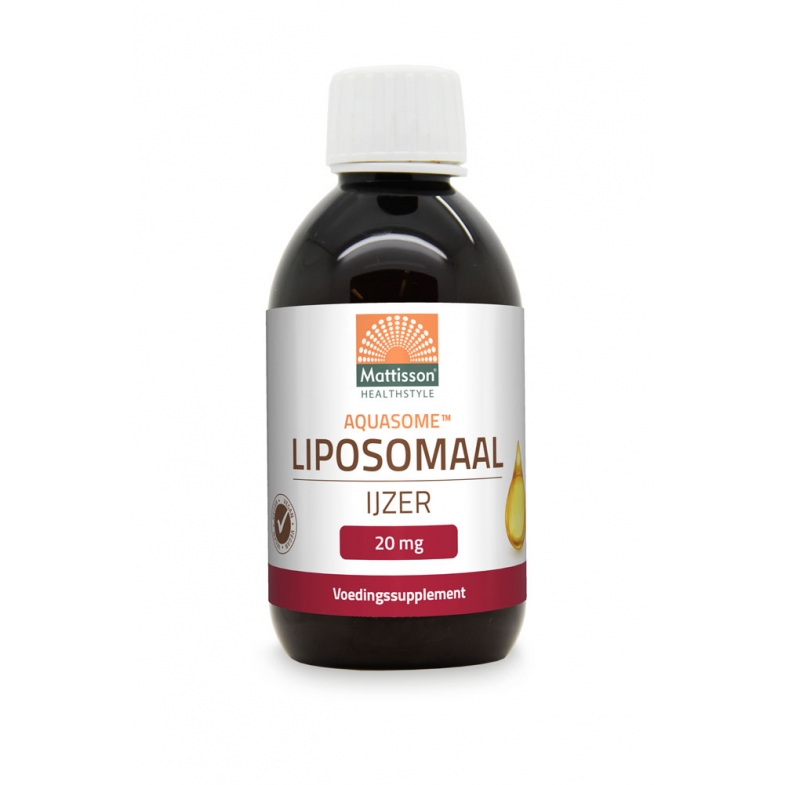 Aquasome® Liposomaal IJzer 20 mg - 250ml - Mattisson