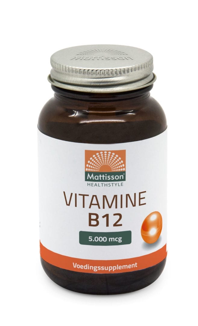 Vitamine B12 - 1000 mcg - 60 tabl - Mattisson