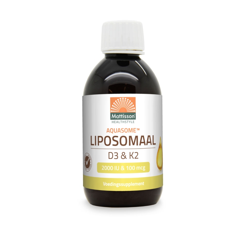 Aquasome ® Liposomaal D3 2000 IU & K2 100 mcg - 250 ml - Mattisson