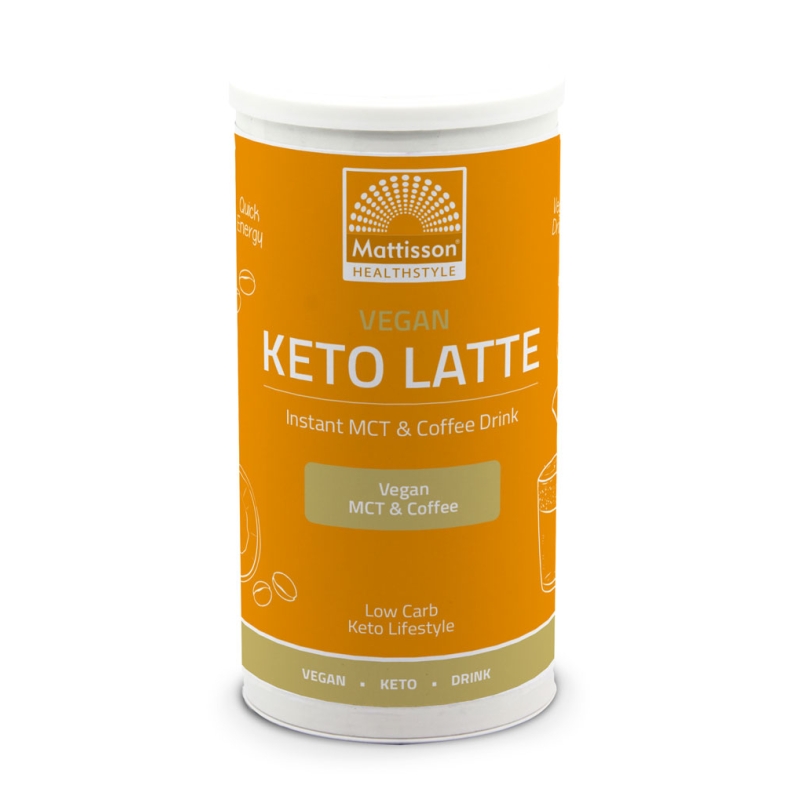 Vegan Keto Latte - Instant MCT & Coffee drink - 200 g BIO - Mattisson