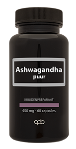 Ashwagandha puur 450mg - 60 caps - APB Holland