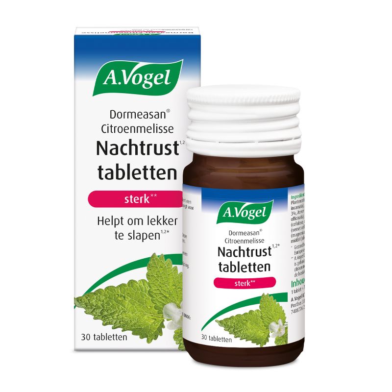 Dormeasan Citroenmelisse sterk Nachtrust - 30 tabletten - A. Vogel
