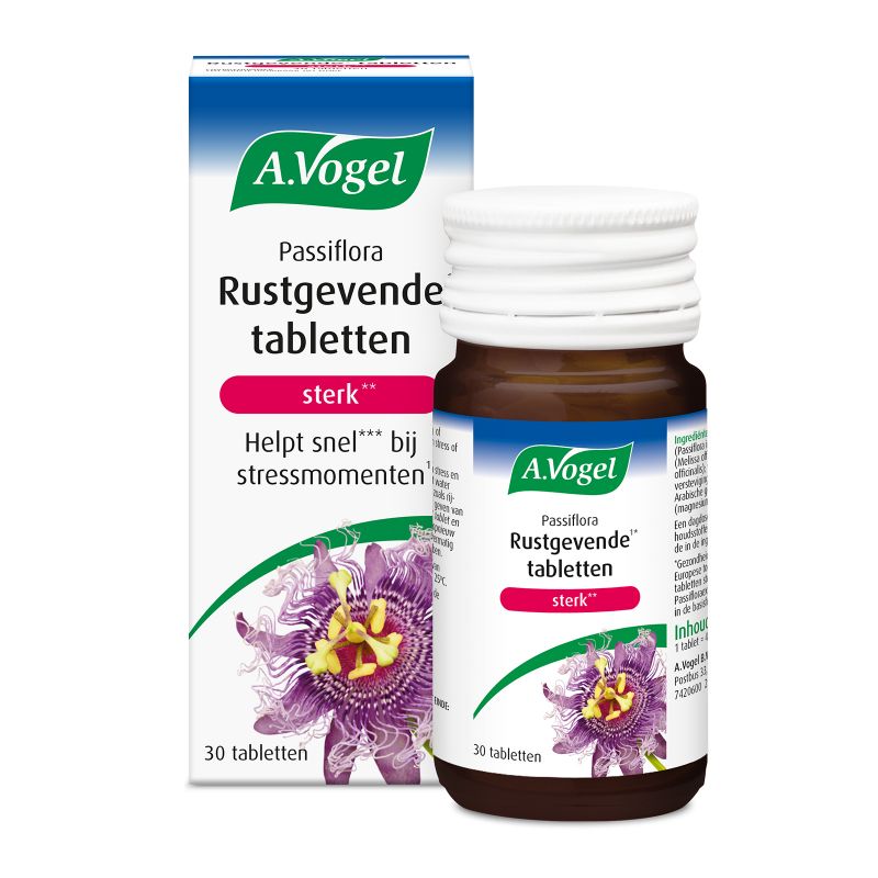 Passiflora Rustgevend Extra Sterk - 30 tabletten - A. Vogel