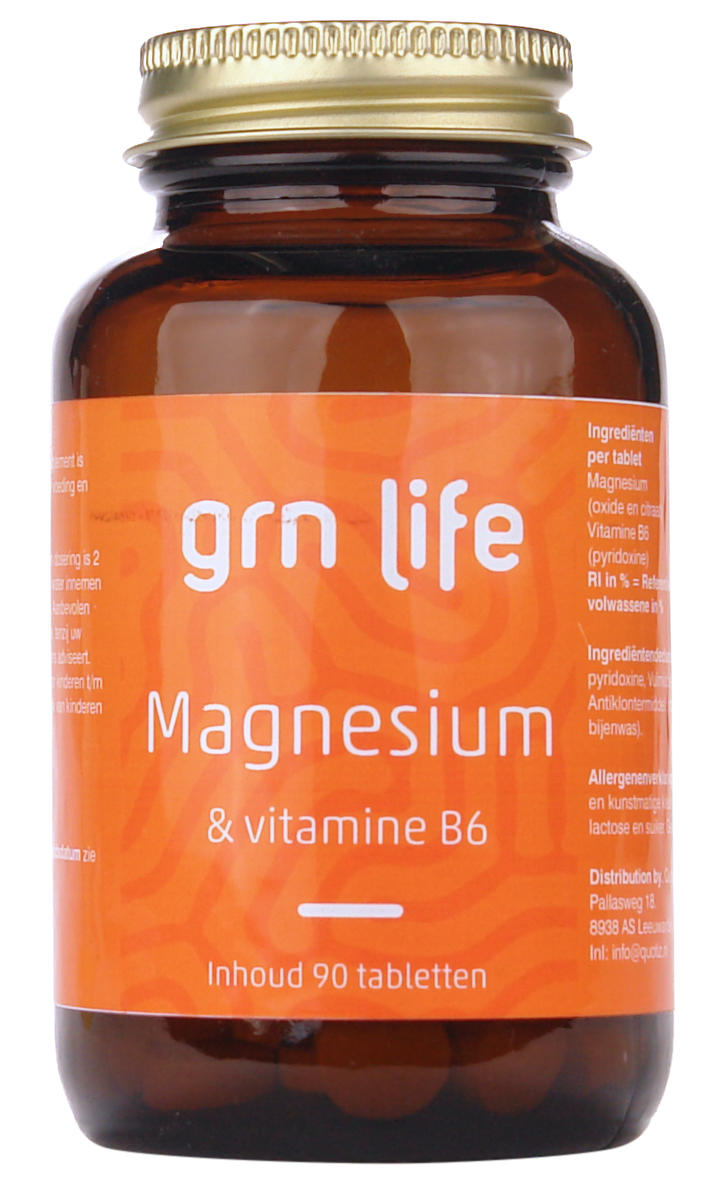 GRN LIFE Magnesium & Vitamine B6 - 90tbl