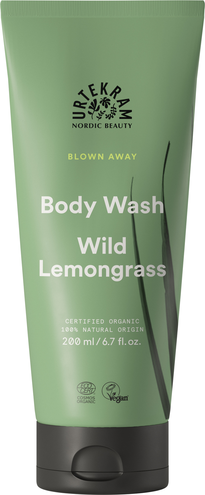 Urtekram - Body Wash Wild Lemongrass - 200ml