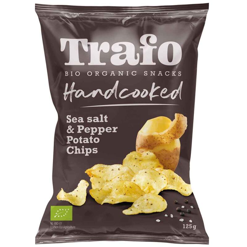 Trafo - Handcooked chips salt & pepper - 125 gram
