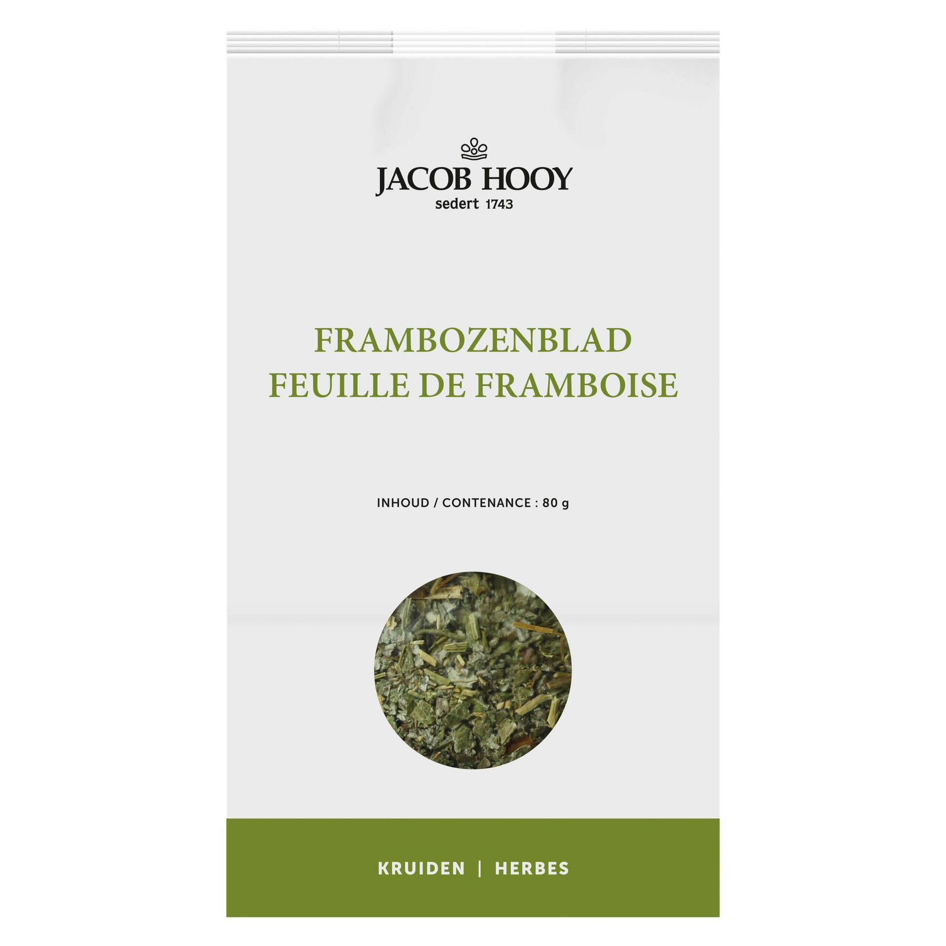 Frambozenblad - 80 gram - Jacob Hooy