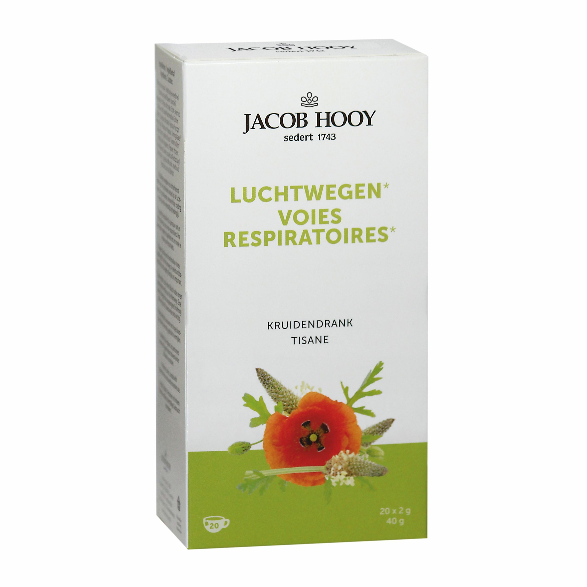 Gezonde Luchtwegen Thee - 20 zakjes - Jacob Hooy