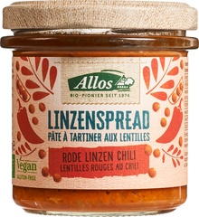 Allos - Linzenspread Chili - 140 gram