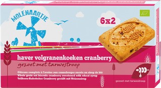 Molenaartje - Haverkoeken Cranberry - 240 gram