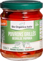 Bio Organica Italia - Gegrilde Paprika in Olie - 190 gram